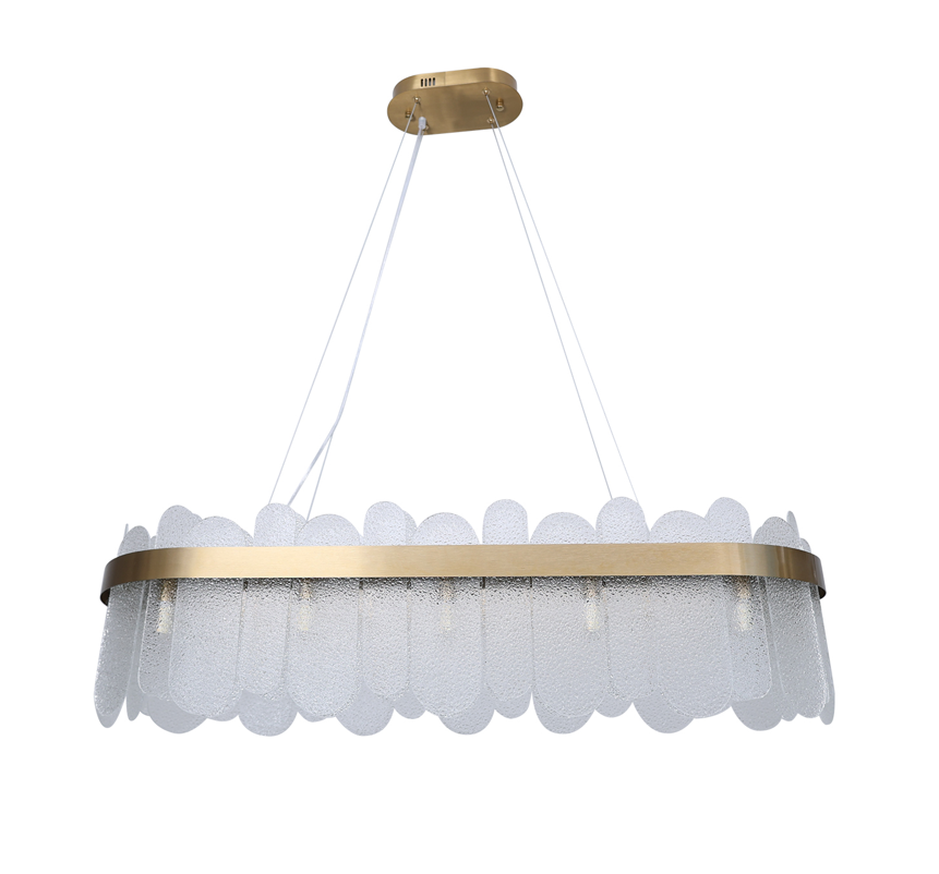 BARCELONA OVAL GULD 100cm Pendellampa