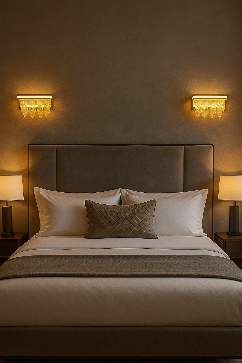 ORGANIC VÄGGLAMPA GULD