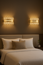 MEDUSA VÄGGLAMPA GULD