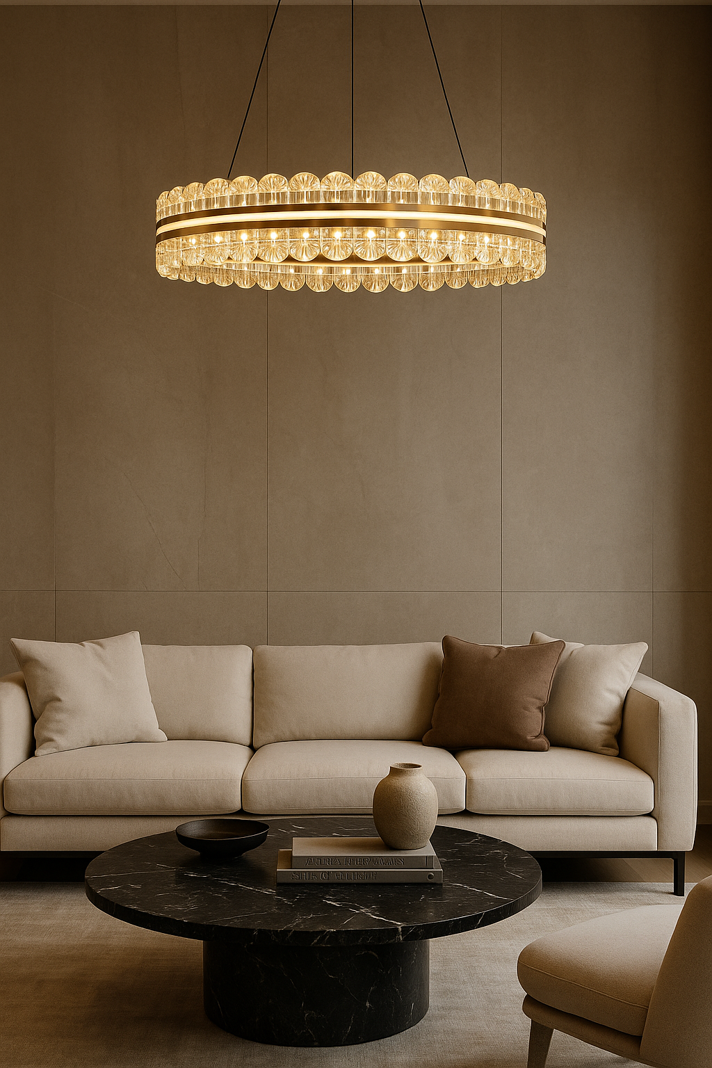 MEDUSA GULD 60cm Pendellampa