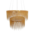 FONTANNA GULD Pendellampa 80+60CM