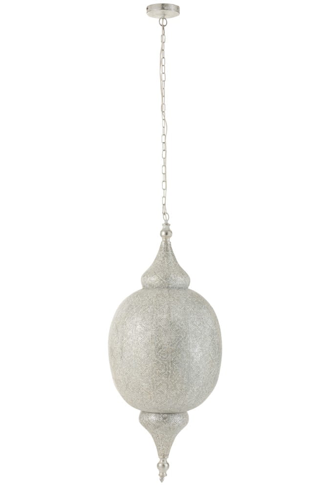 HÄNGLAMPA ORIENTAL XL VIT METALL 94CM J-LINE