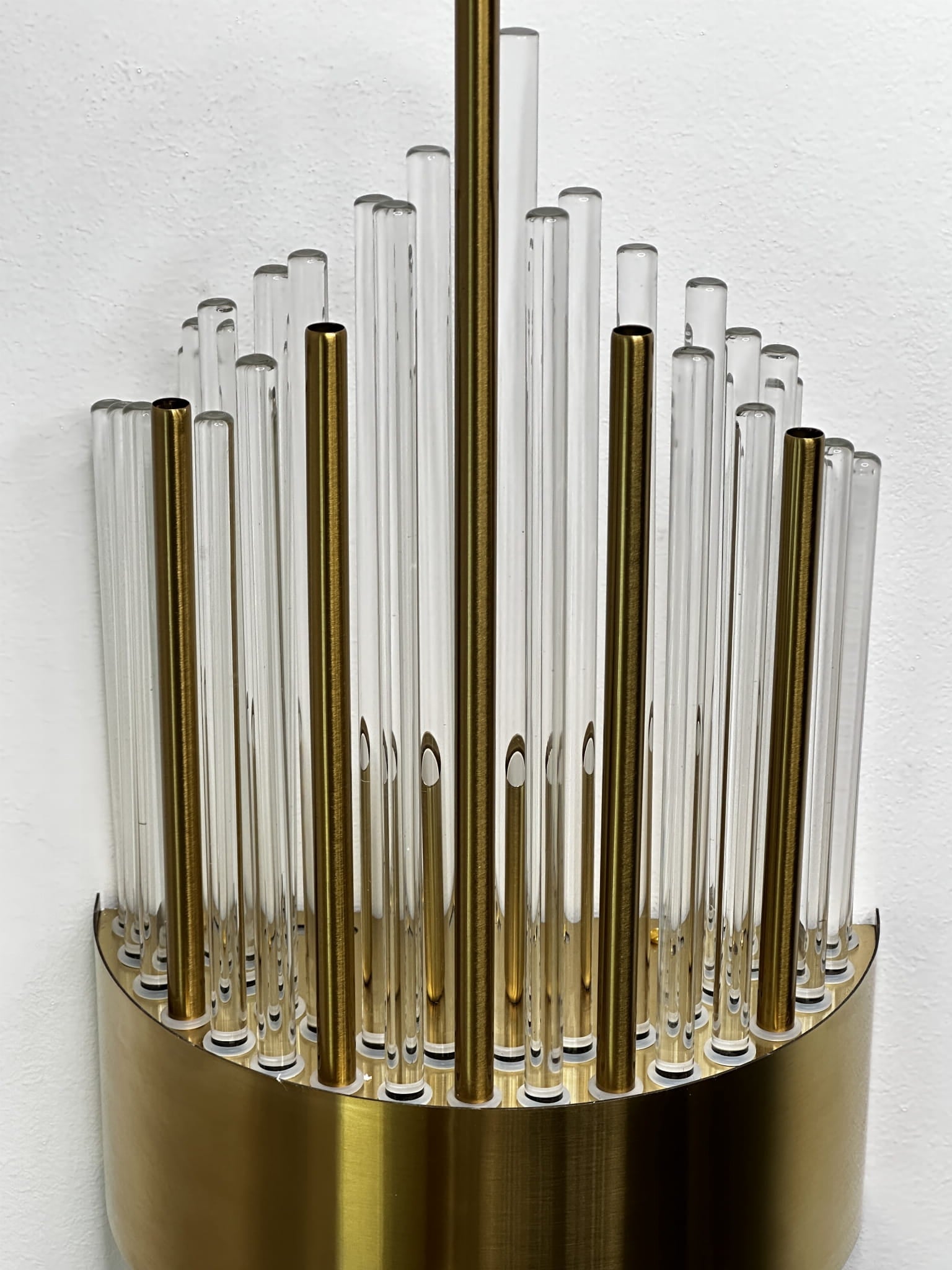 ROYAL CRYSTAL GULD VÄGGLAMPA V2