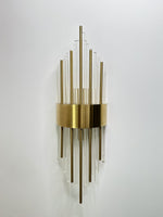 ROYAL CRYSTAL GULD VÄGGLAMPA V2