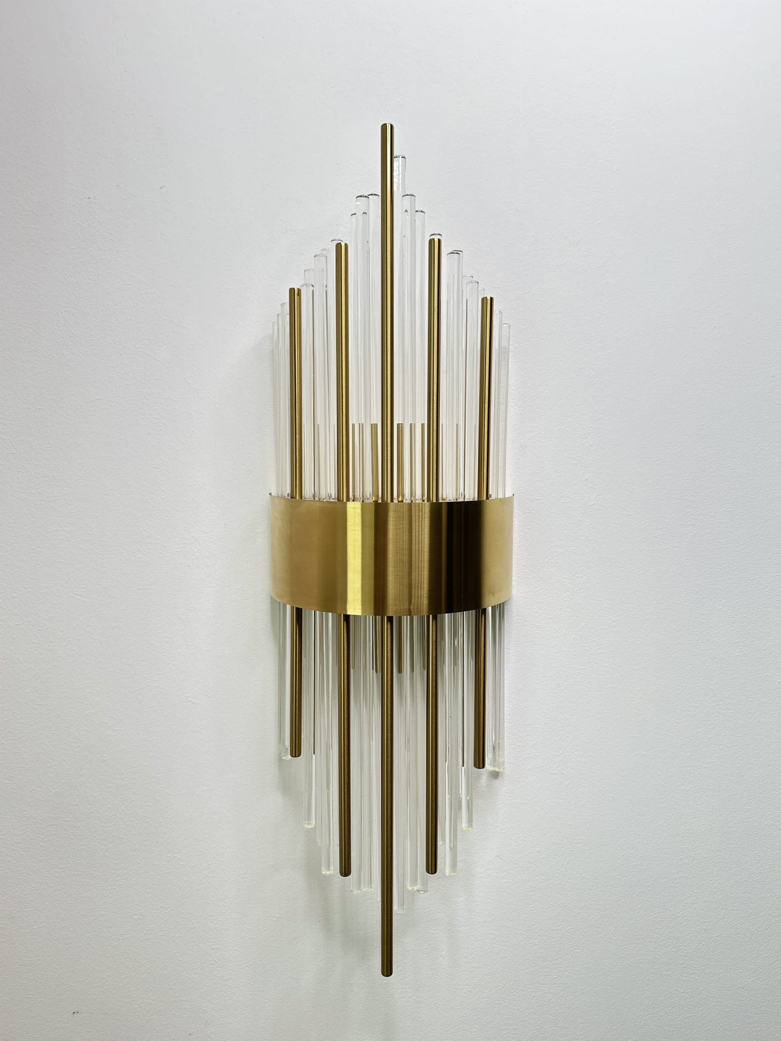 ROYAL CRYSTAL GULD VÄGGLAMPA V2