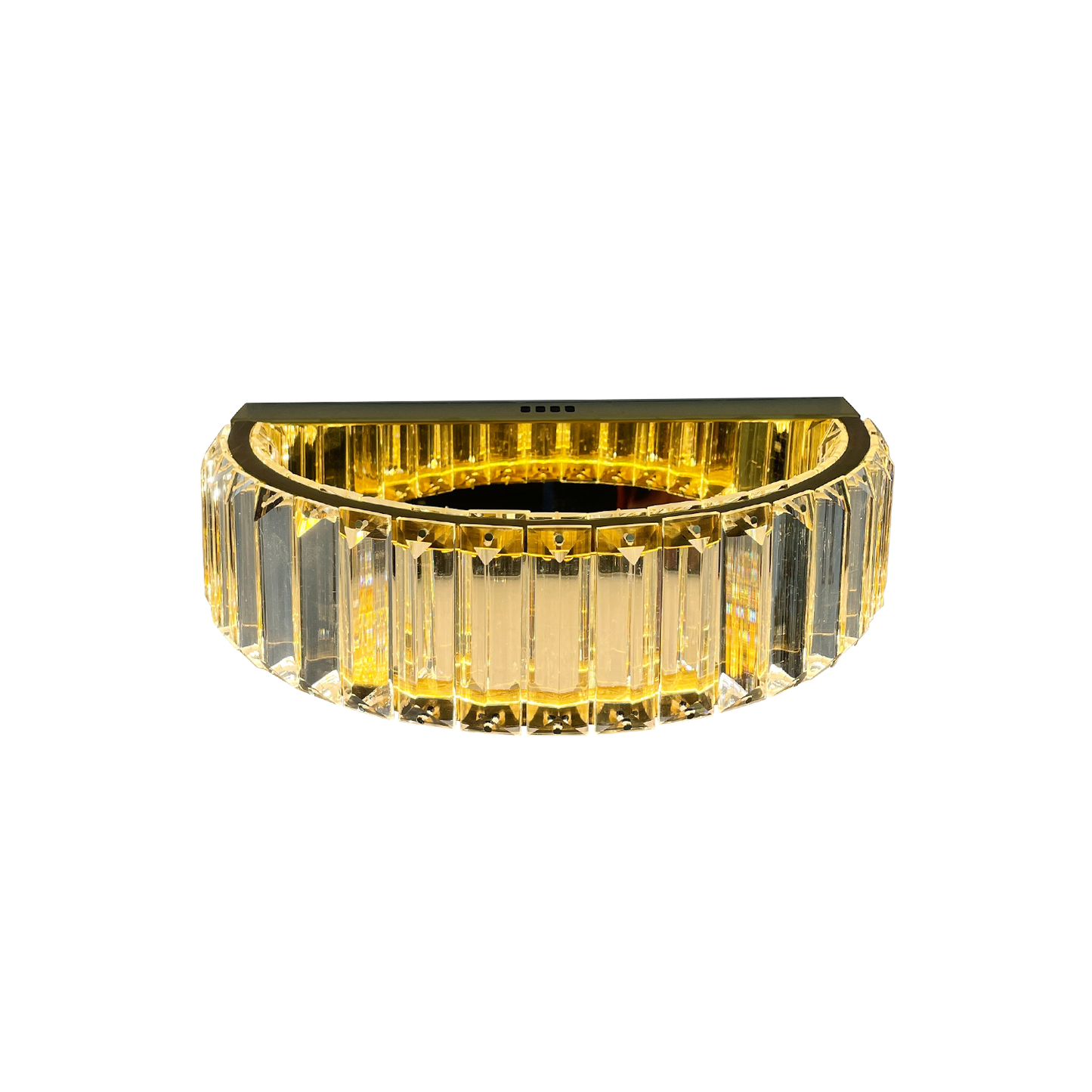 RING VÄGGLAMPA GULD