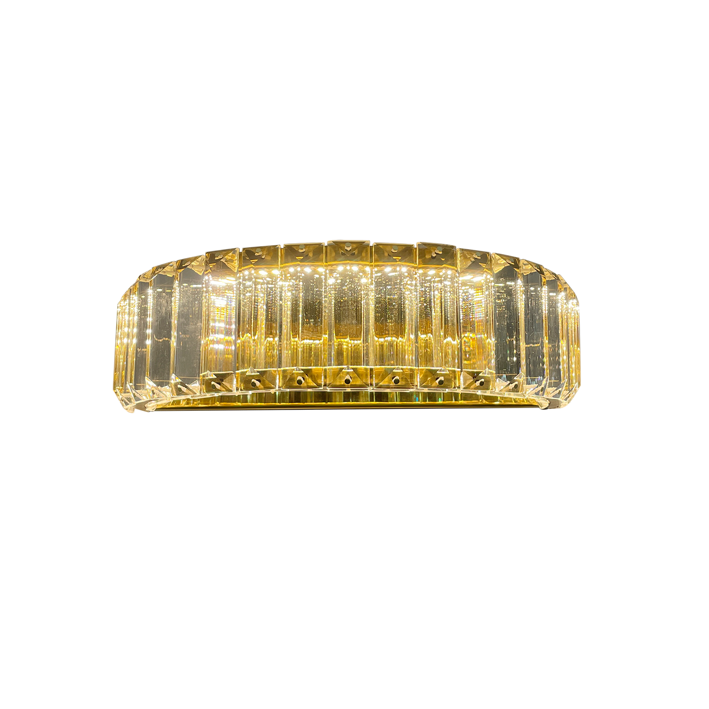 RING VÄGGLAMPA GULD