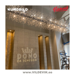 STARDUST Silver krom Pendellampa 90CM