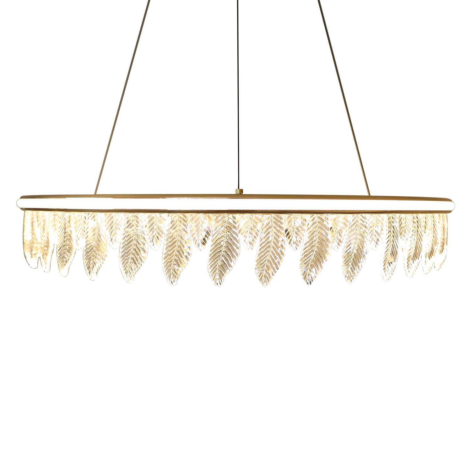 ORGANIC 80cm Guld Pendellampa