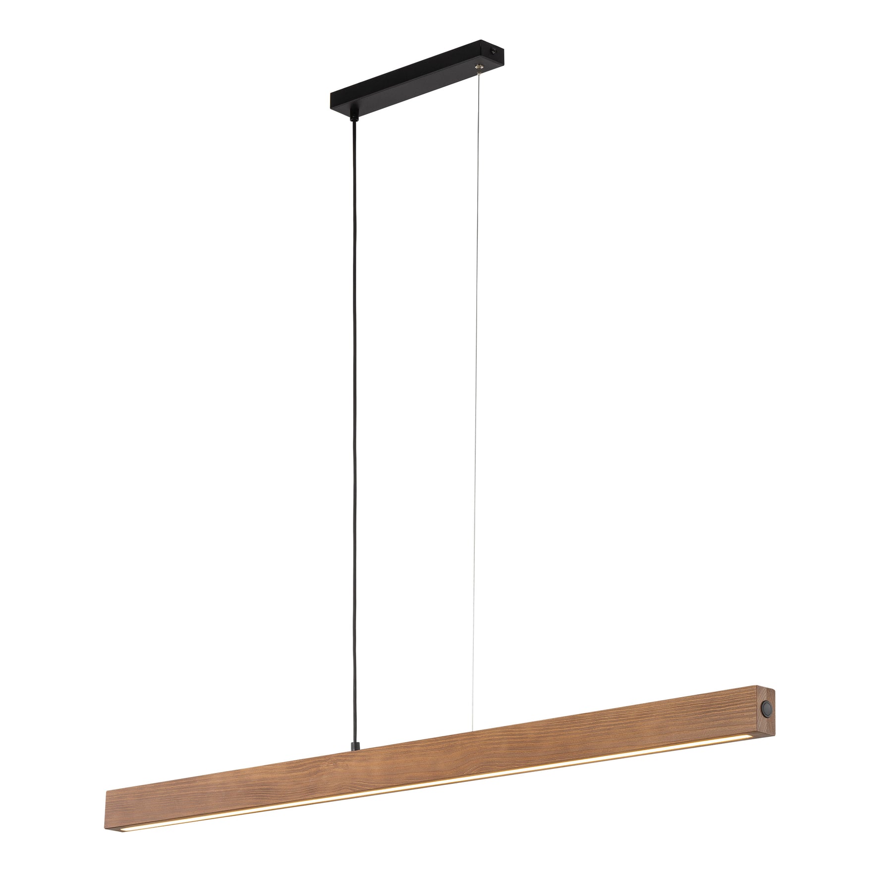 TEO LED Valnötspendellampa Ø126cm