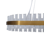 MONAKO OVAL Guld 100cm Pendellampa