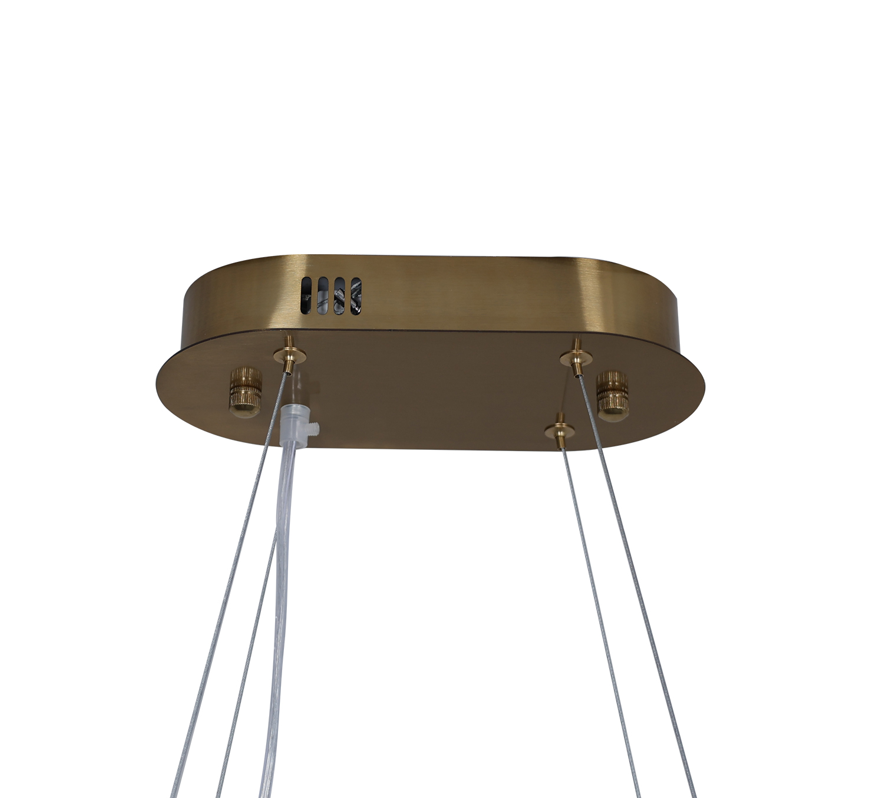 MONAKO OVAL Guld 100cm Pendellampa