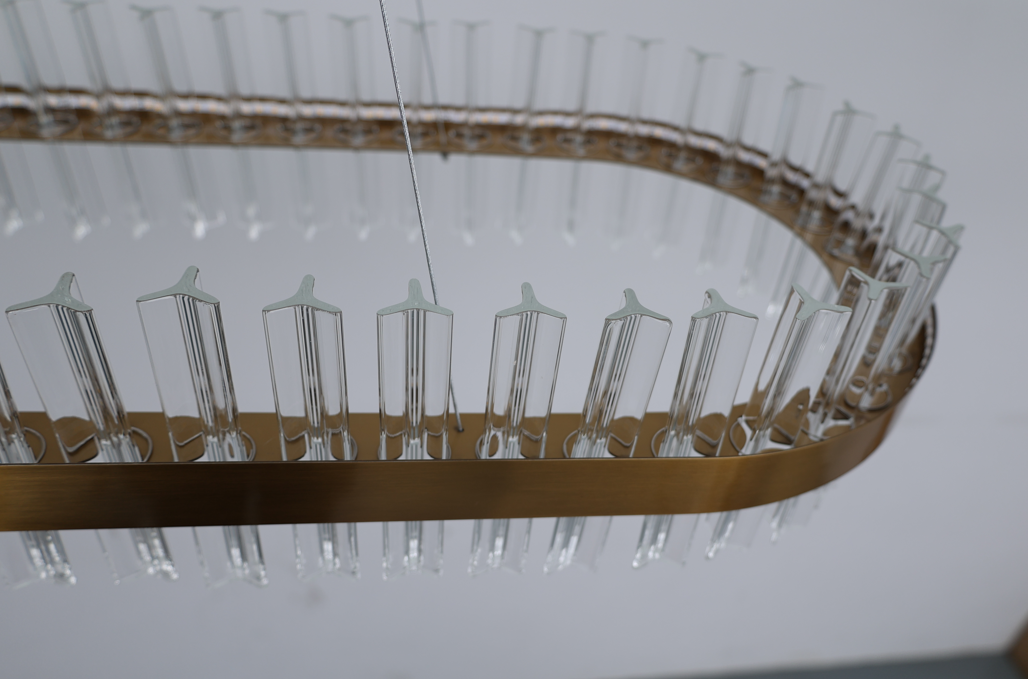 MONAKO OVAL Guld 100cm Pendellampa