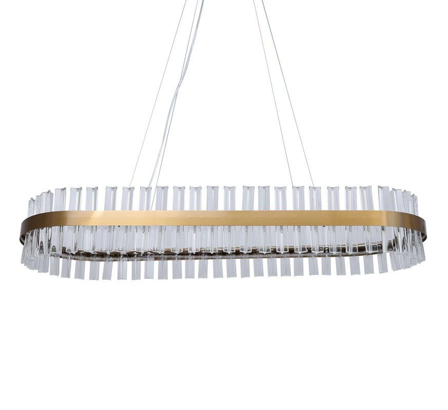 MONAKO OVAL Guld 100cm Pendellampa