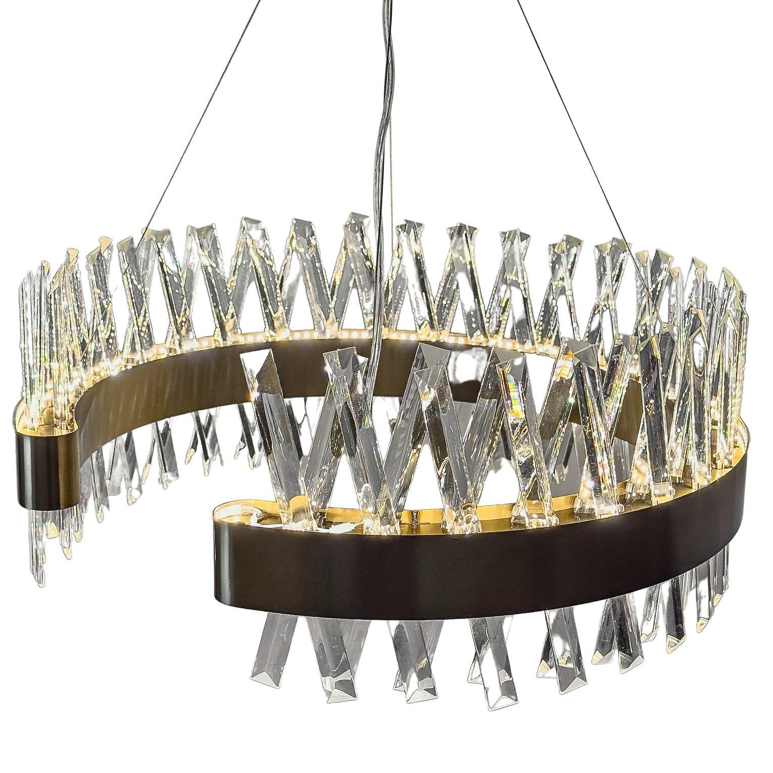 MONTE CARLO 60CM Guld Pendellampa