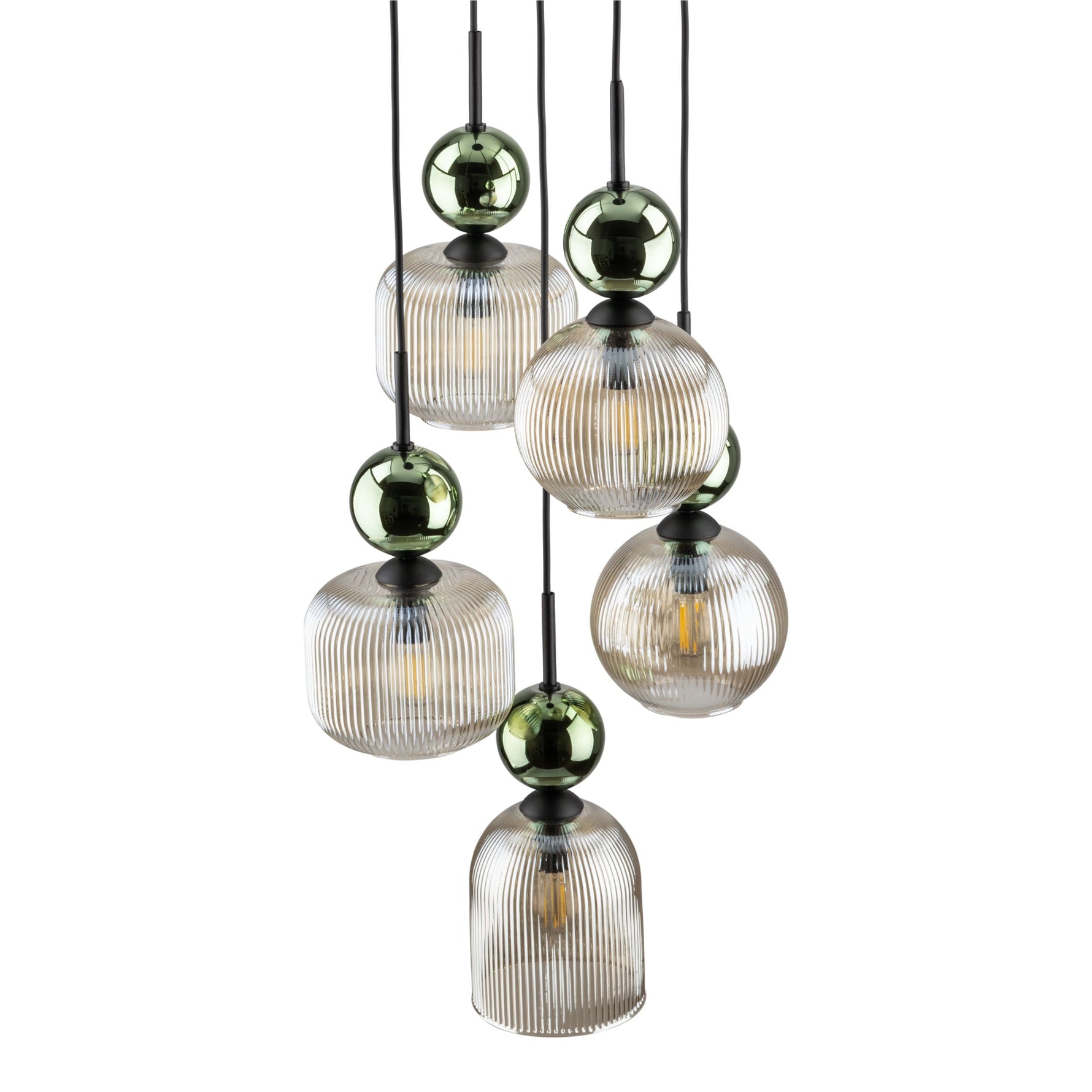 SOPHIA Grön Pendellampa lampa 5×E14