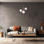 ESTER Trä Valnöt Taklampa 3