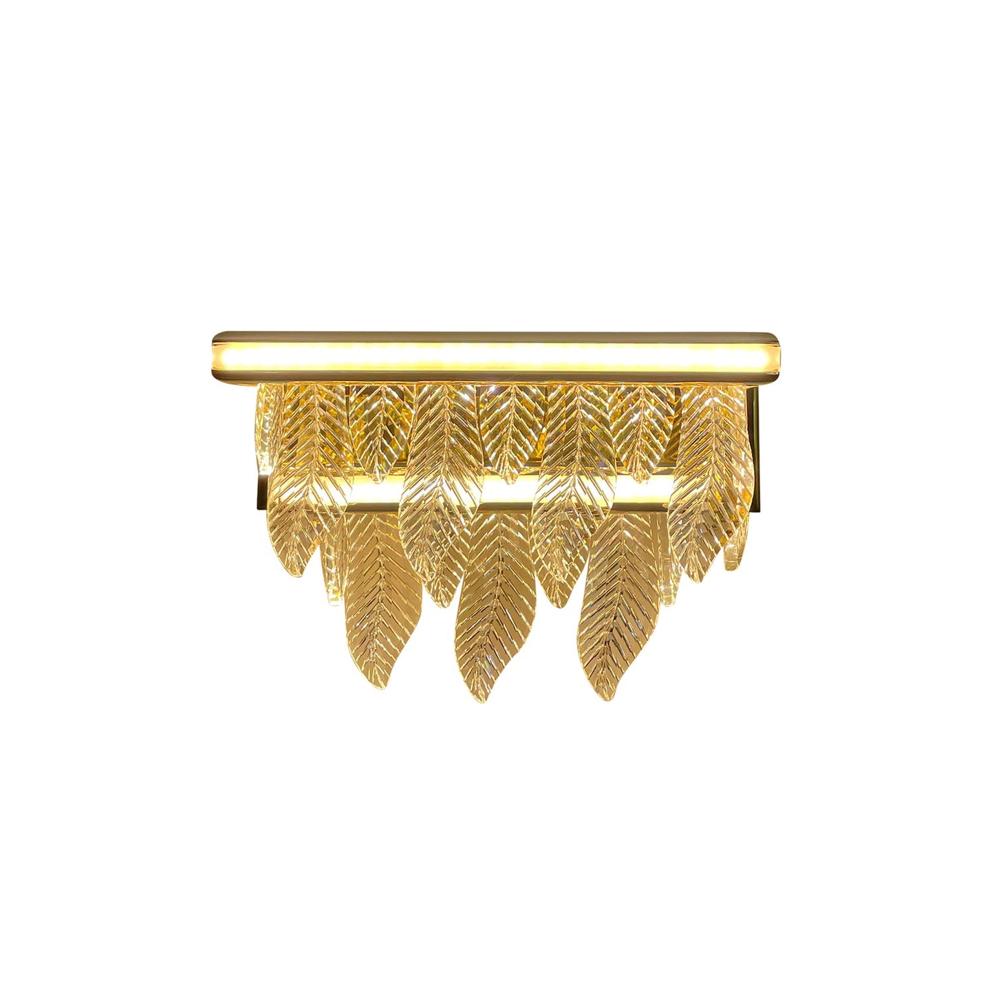 ORGANIC VÄGGLAMPA GULD