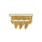 ORGANIC VÄGGLAMPA GULD