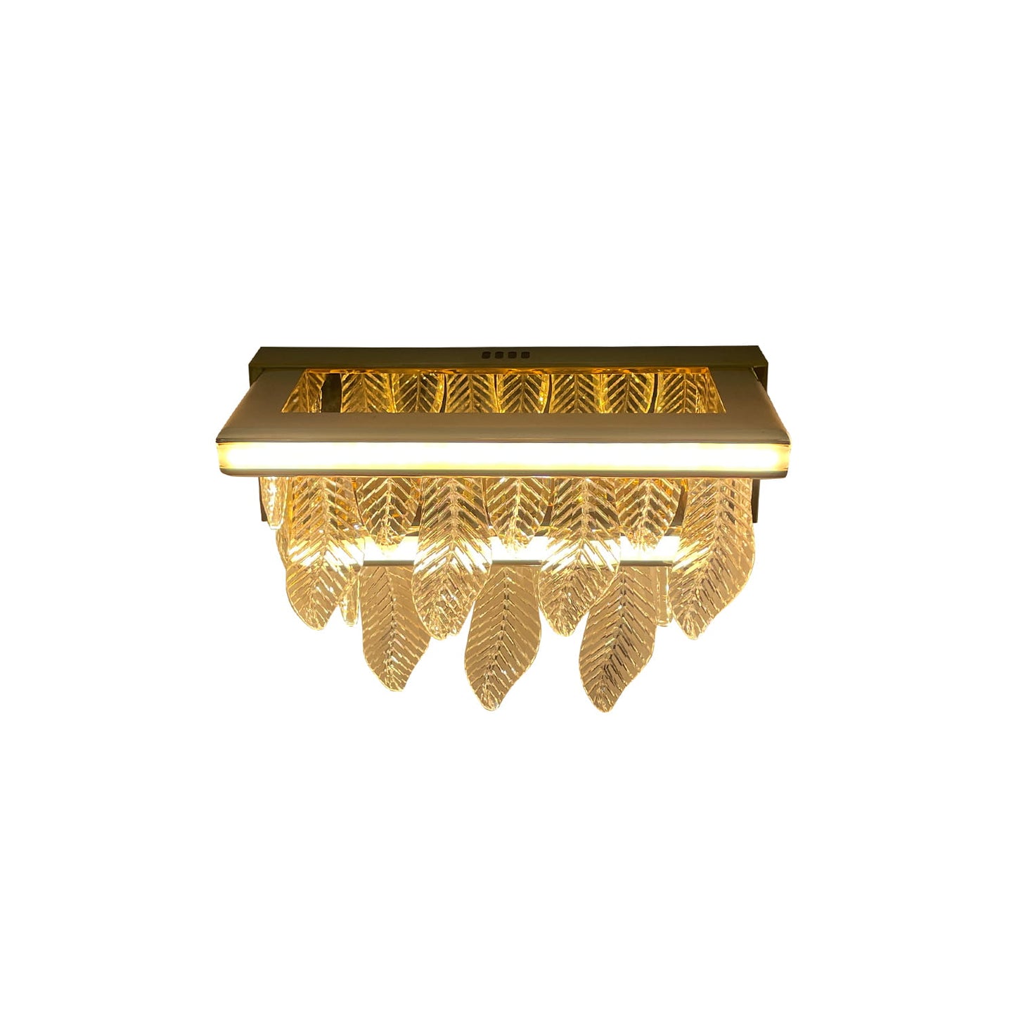 ORGANIC VÄGGLAMPA GULD