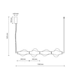 ÄLVA Svart Taklampa Pendellampa LED 30W