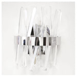 MONTE CARLO VÄGGLAMPA SILVER KROM