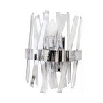 MONTE CARLO VÄGGLAMPA SILVER KROM