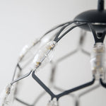 ZIG ZAG Pendellampa 40CM SVART