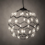 ZIG ZAG Pendellampa 40CM SVART