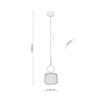 SOPHIA Grön Taklampa Rund 1×E14