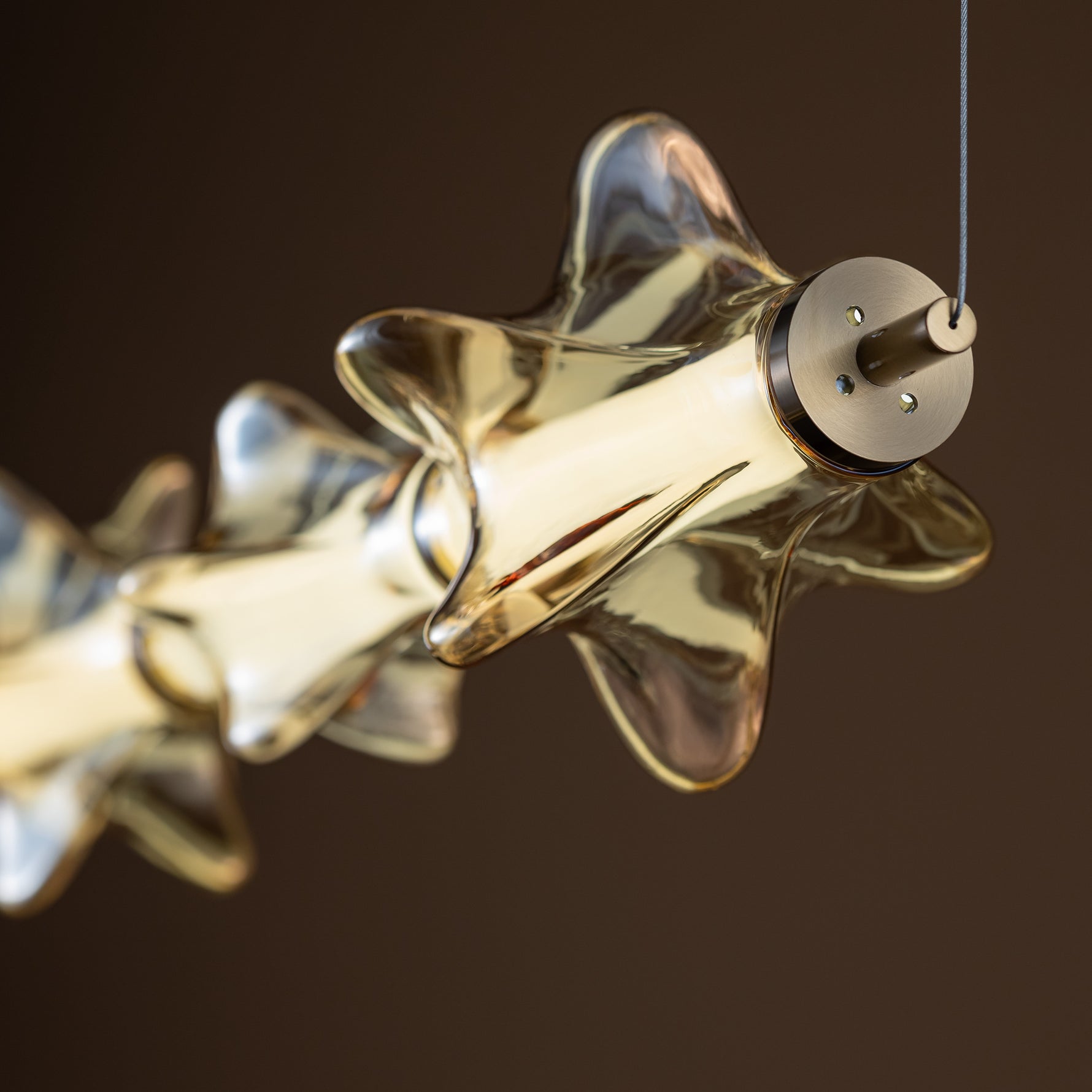 ÄLVA Mässing Taklampa Pendellampa LED 30W