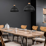 CAP Taklampa Svart Ø34cm