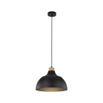 CAP Taklampa Svart Ø34cm