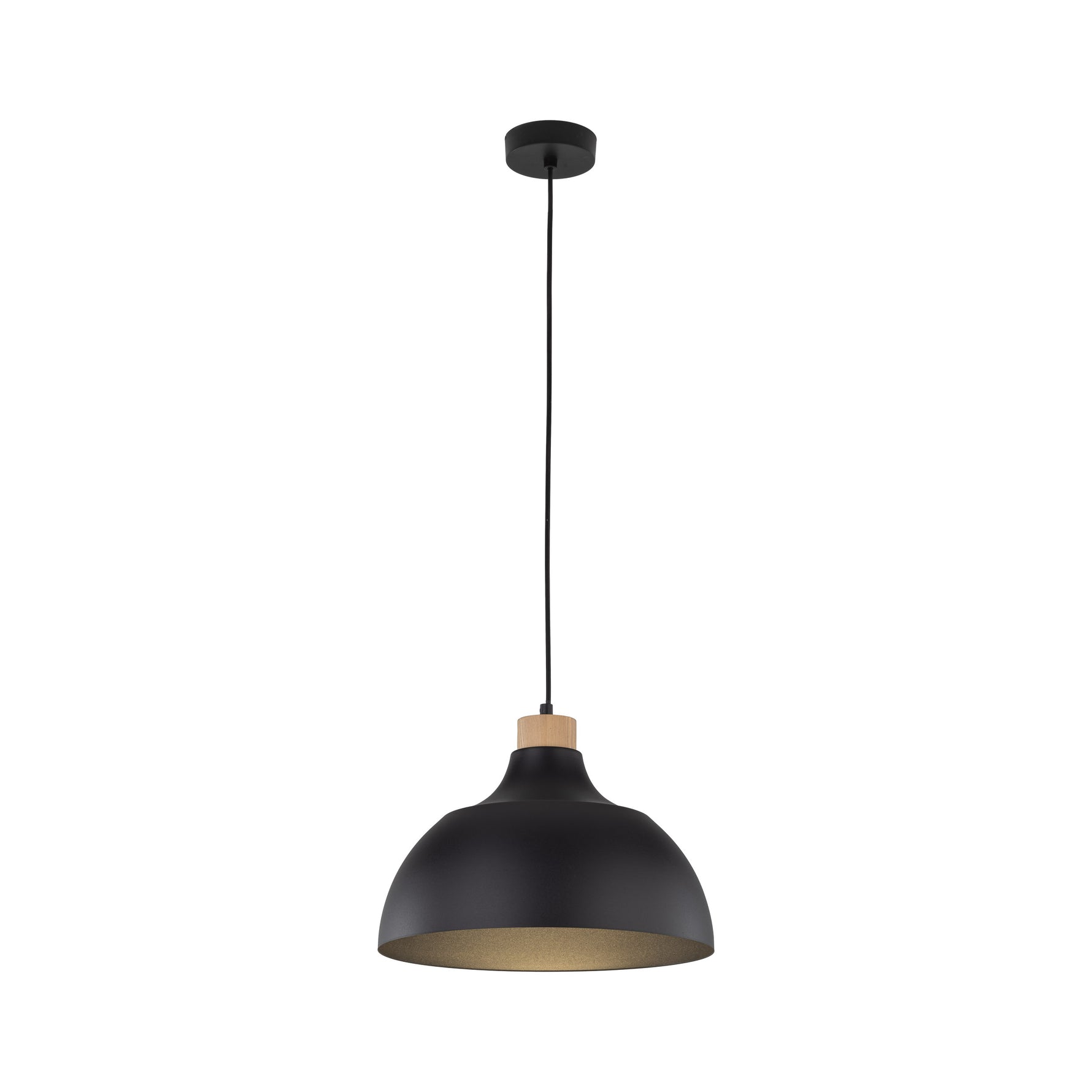 CAP Taklampa Svart Ø34cm