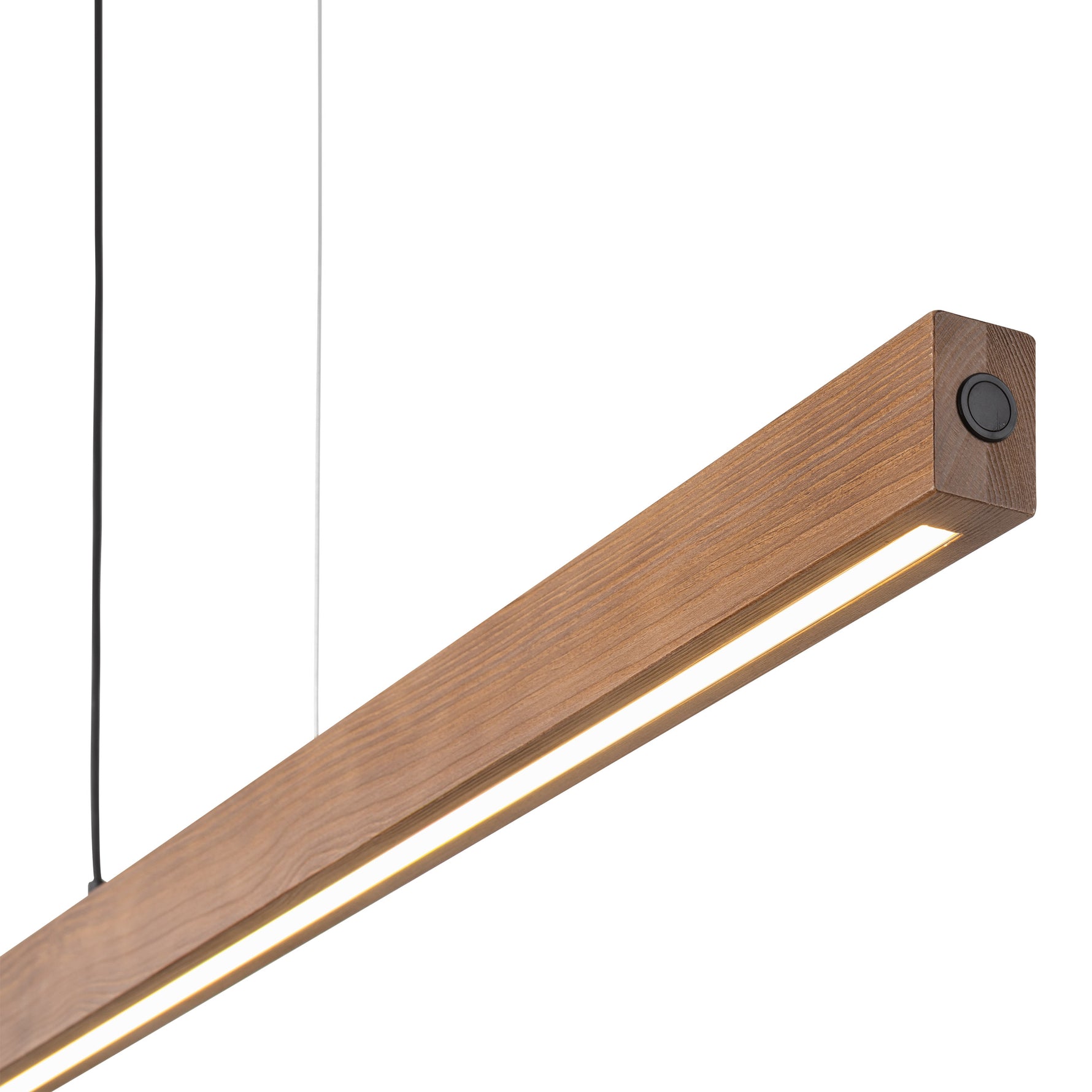 TEO LED Valnötspendellampa Ø126cm