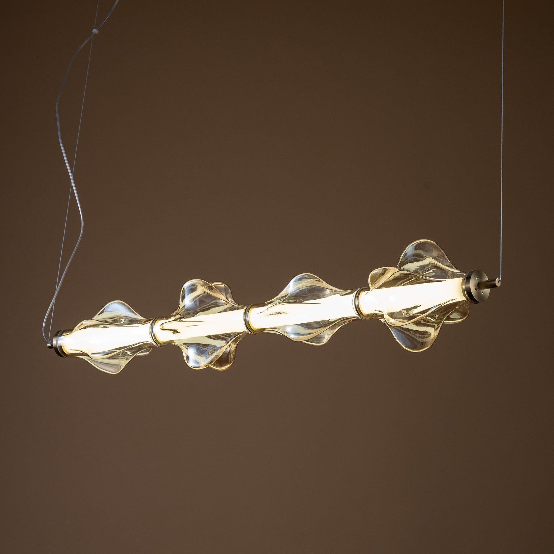 ÄLVA Mässing Taklampa Pendellampa LED 30W