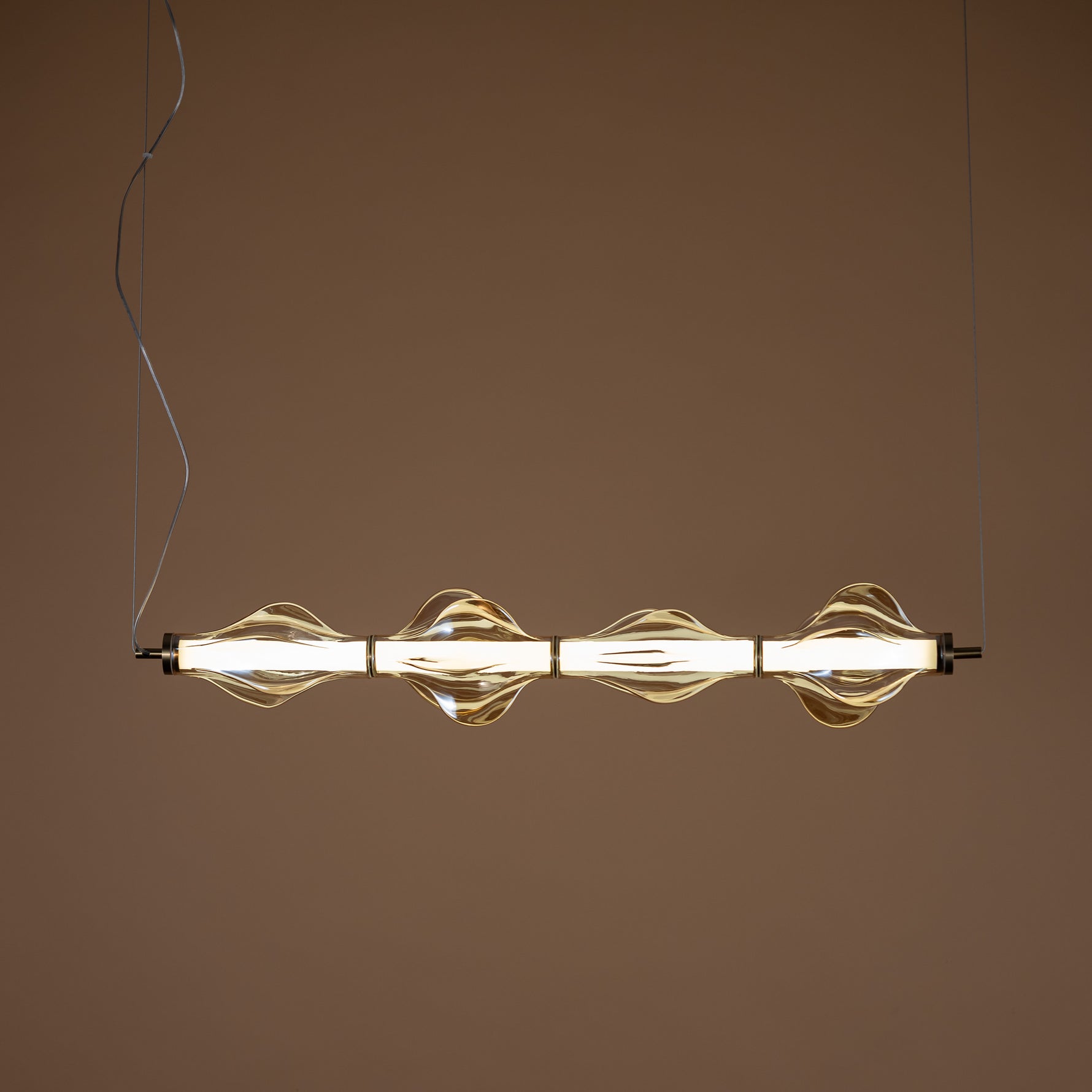 ÄLVA Mässing Taklampa Pendellampa LED 30W