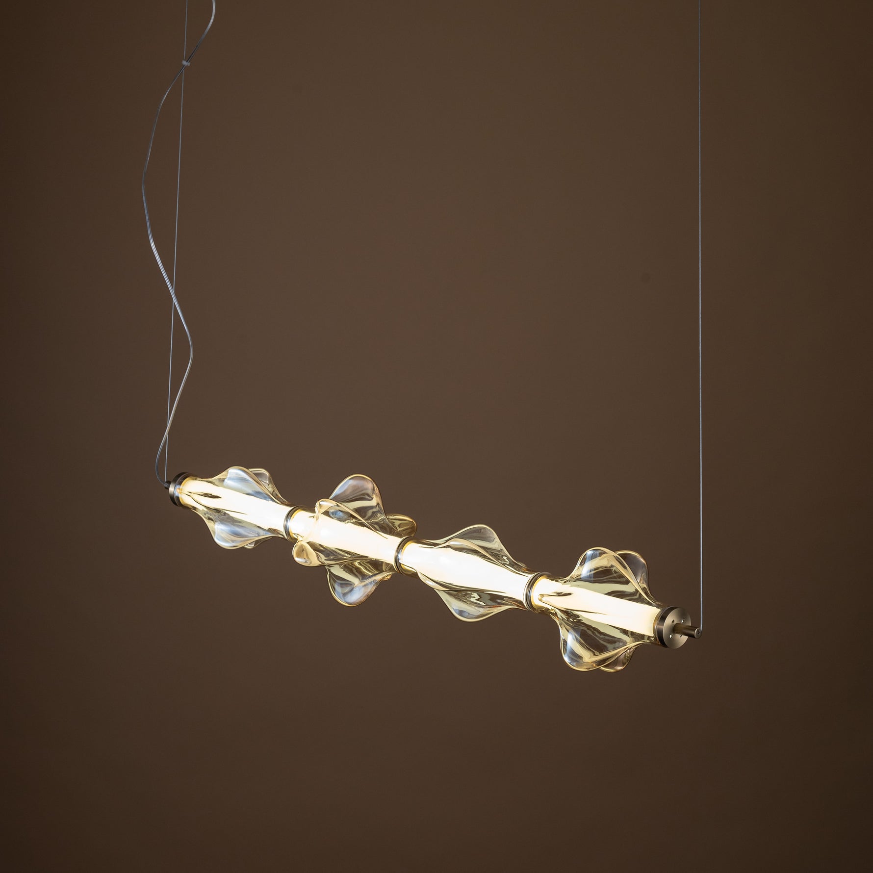 ÄLVA Mässing Taklampa Pendellampa LED 30W