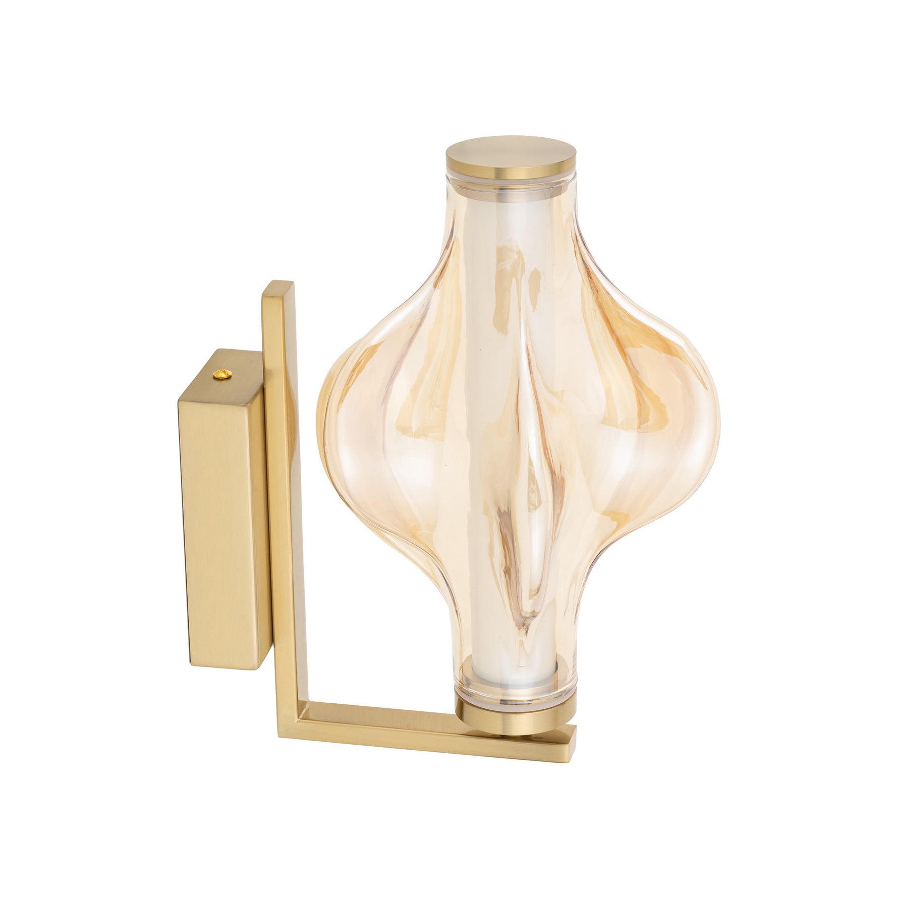 ÄLVA Mässing Vägglampa LED 8W