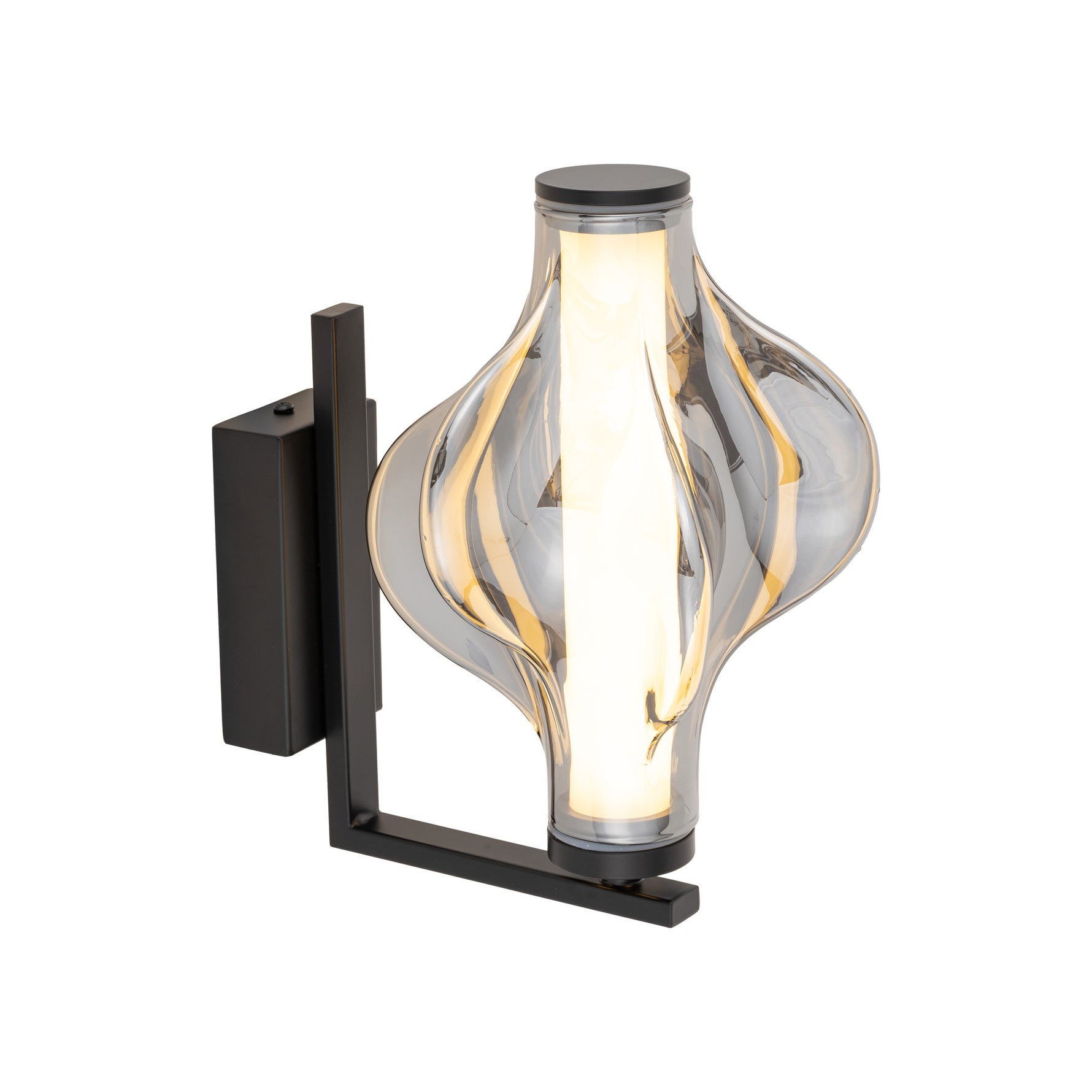 ÄLVA Svart Vägglampa LED 8W