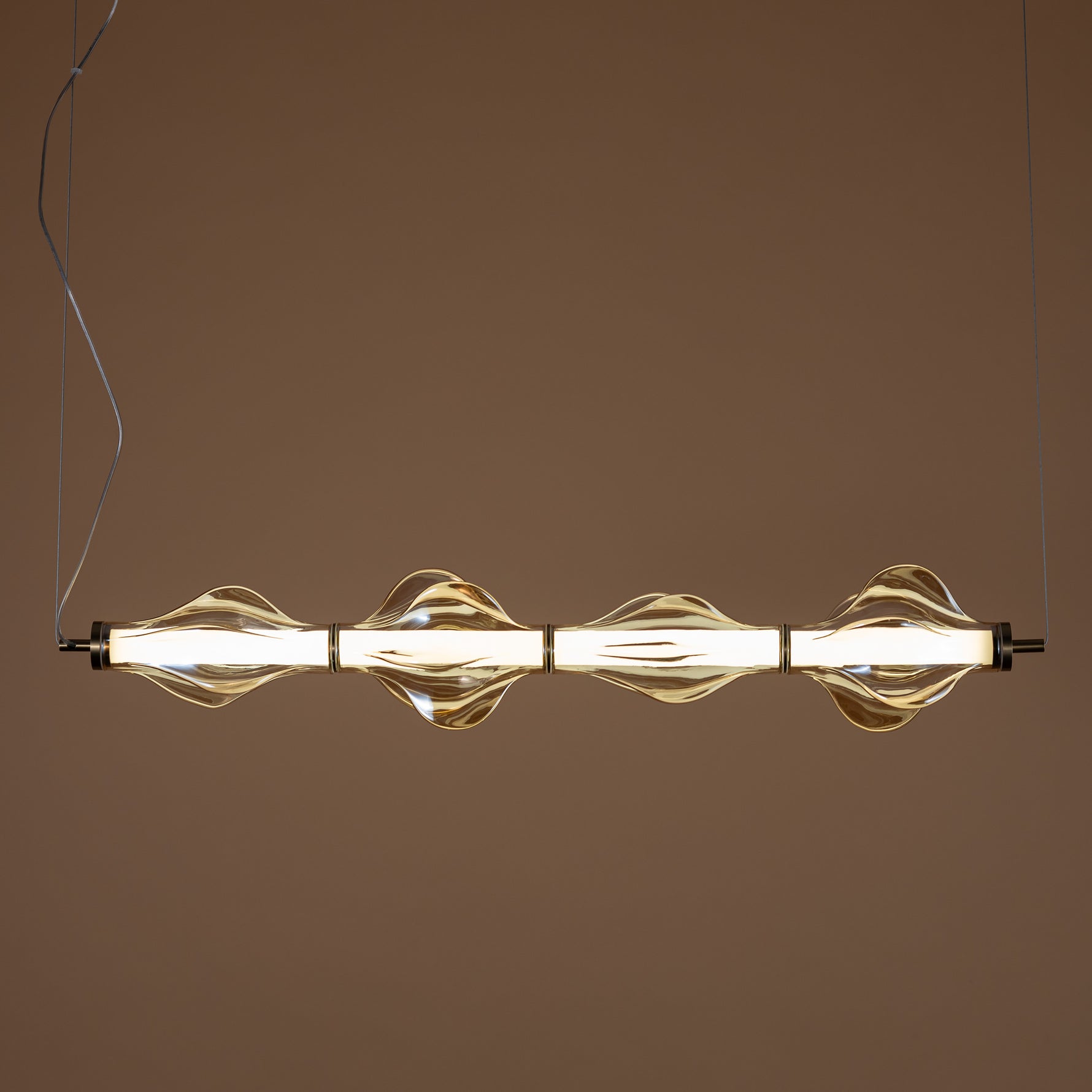 ÄLVA Mässing Taklampa Pendellampa LED 30W