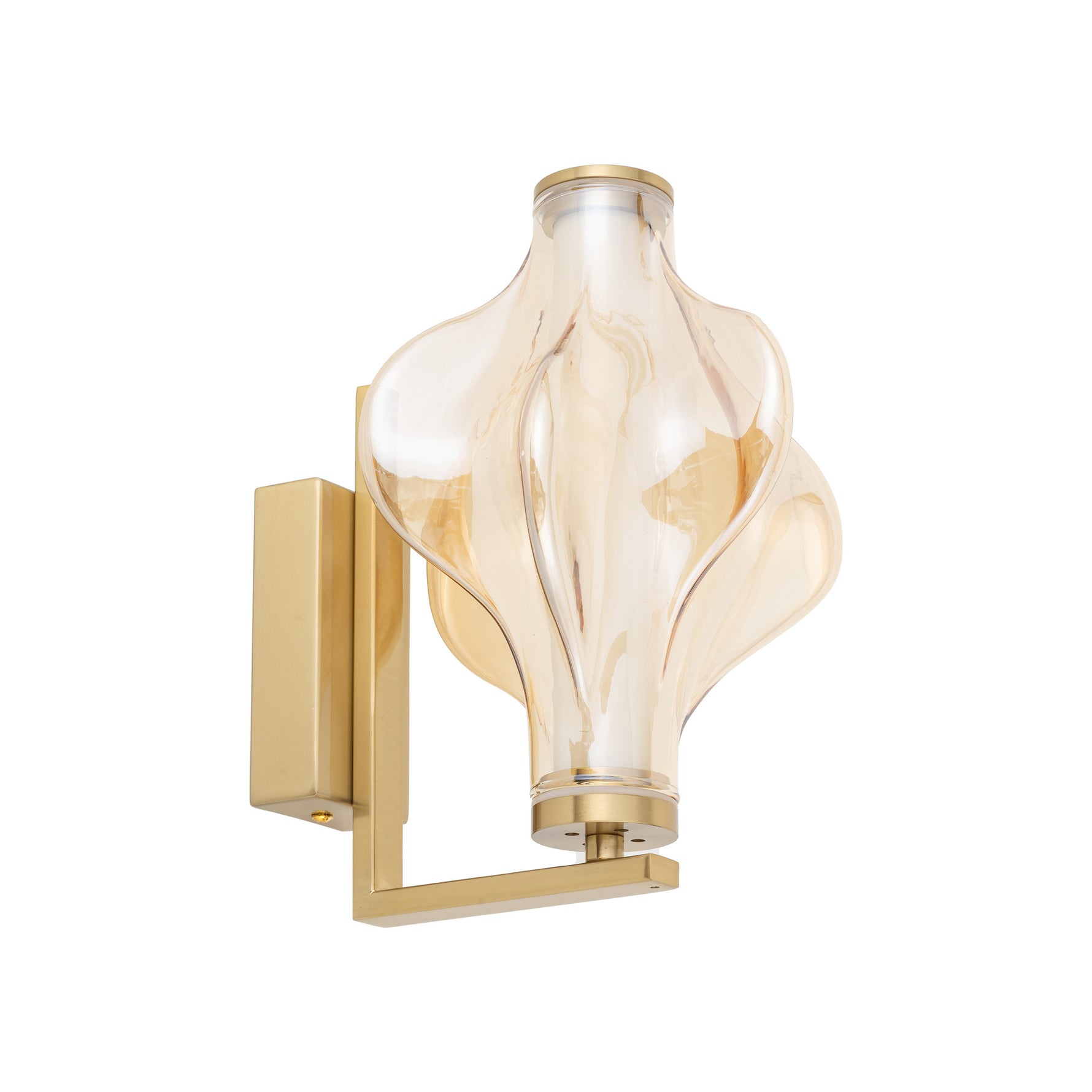 ÄLVA Mässing Vägglampa LED 8W