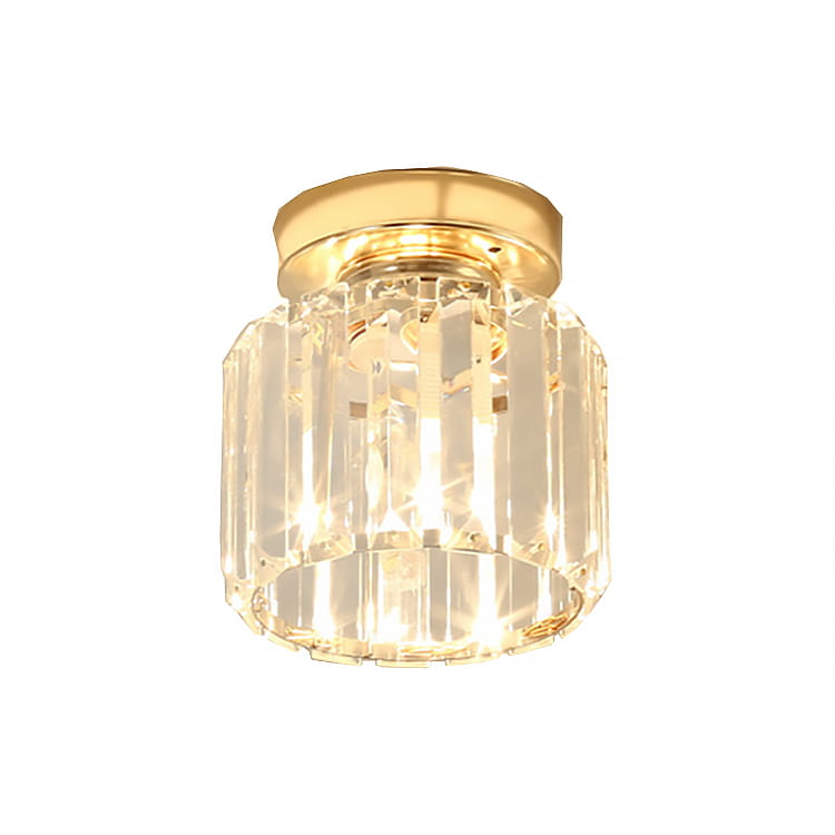 TAKLAMPA RUND GULD 18CM