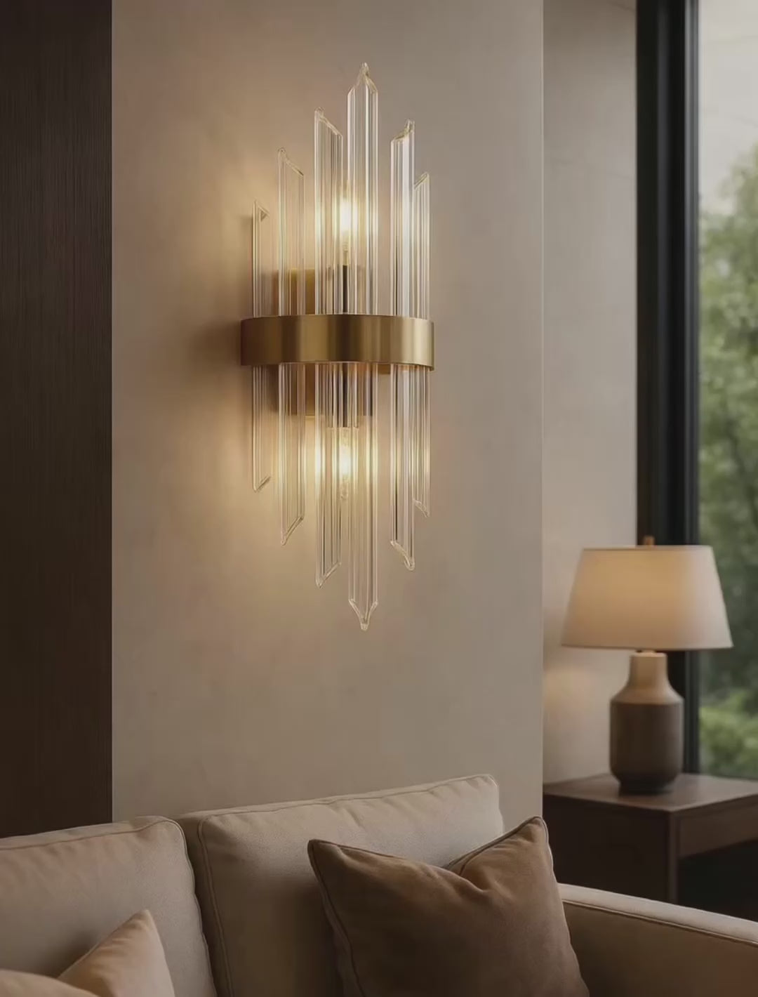 MONAKO VÄGGLAMPA GULD