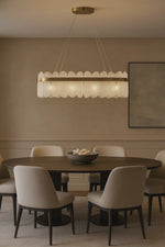 BARCELONA OVAL GULD 100cm Pendellampa