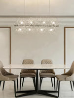 STARDUST Silver krom Pendellampa 90CM