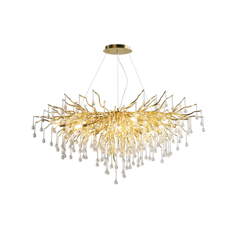 AQUA DROPS GULD OVAL 150CM