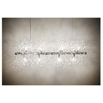 STARDUST Silver krom Pendellampa 90CM