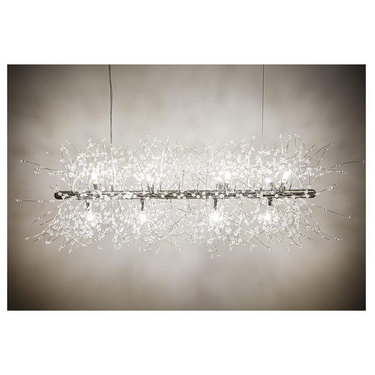 STARDUST Silver krom Pendellampa 90CM