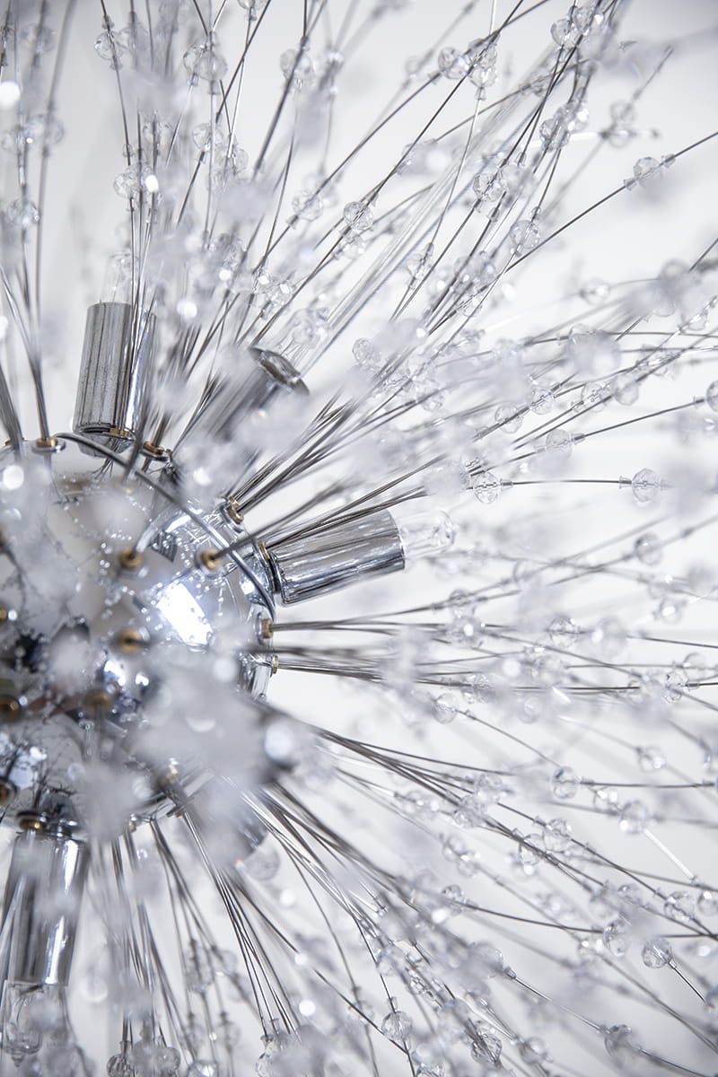 STARDUST Silver krom Pendellampa 50CM